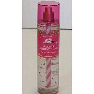 Bath & Body Works Milk Bar Birthday Cake Fragrance Mist Body Spray  8oz